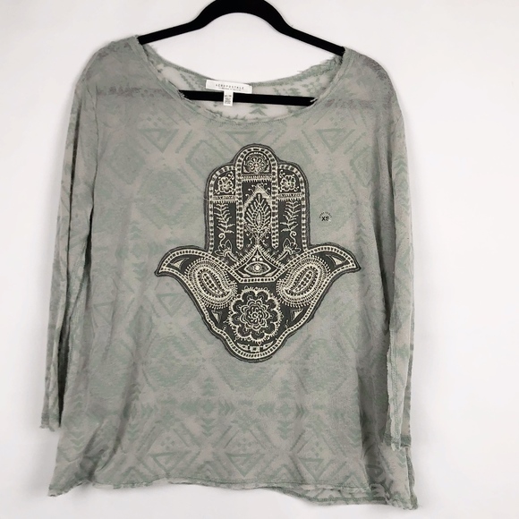 Aeropostale Tops - Aeropostale Green Shirt with Design XS - NWT